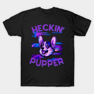 Trippy Heckin' Pupper Corgi T-Shirt
